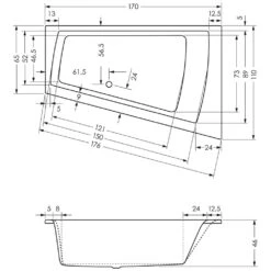 Steinkamp -Steinkamp hersteller megabad sortiment badewannen architekt eckbadewannen 509095