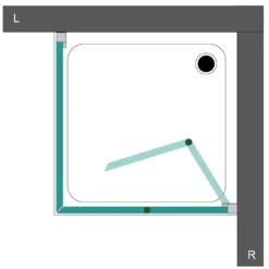 Steinkamp Living Drehfalttür 100 X 200 Cm Für Seitenwand Anschlag Rechts Inkl. Easypearl -Steinkamp hersteller megabad sortiment duschabtrennungen architekt drehfalttueren 6080155