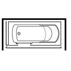Steinkamp Easy Entry Badewanne 180 X 80 Cm Mit Glastür Links Und Acrylverkleidung Für Nische -Steinkamp hersteller steinkamp badewannen tuer acrylverkleidung einbau 7957792