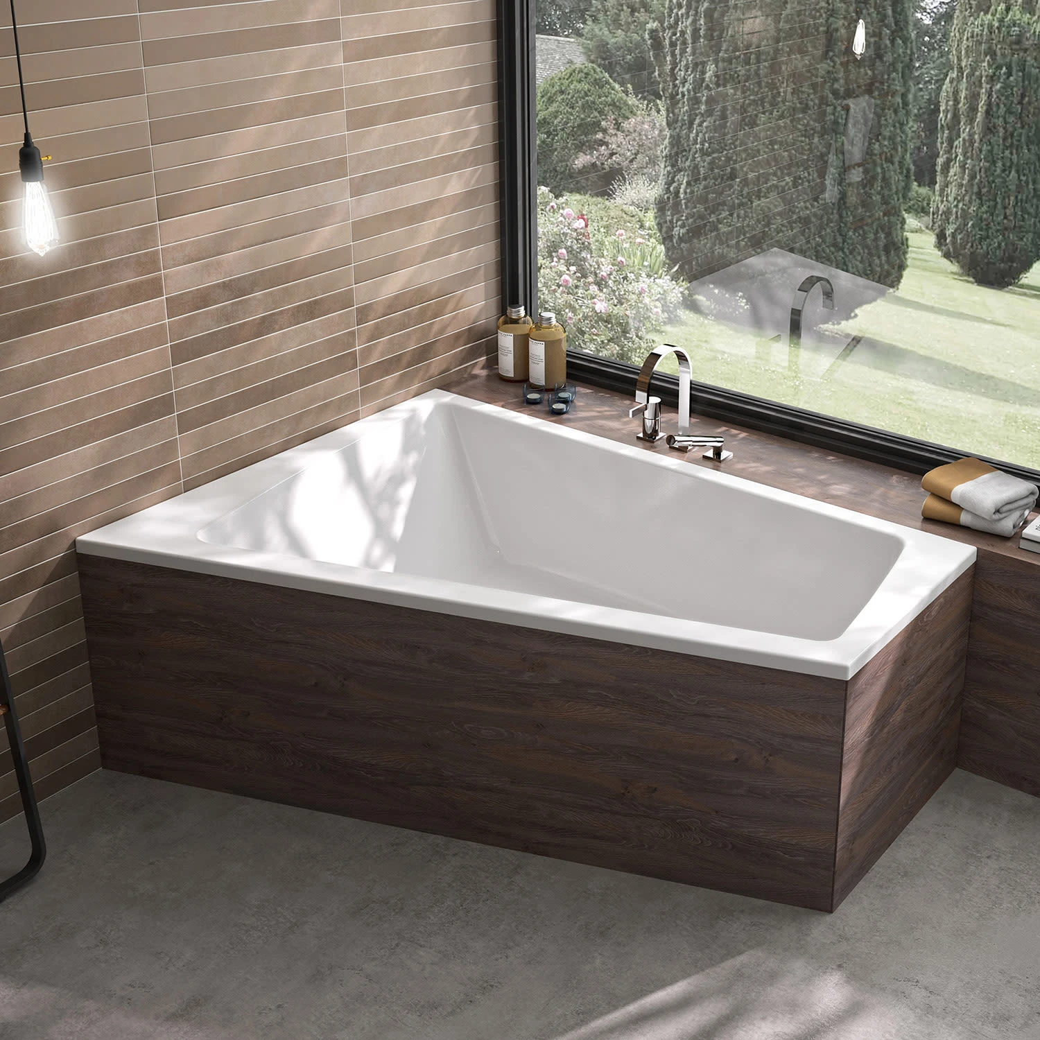 Steinkamp Life Eckbadewanne 180 X 130/65 Cm Ecke Links
