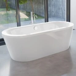 Steinkamp Living Freistehende Ovalbadewanne 180 X 80 Cm -Steinkamp hersteller steinkamp freistehende badewanne living ovalbadewanne 3974363