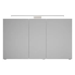 Steinkamp Joy 2.0 Spiegelschrank 120 Cm Mit 3 Türen Und LED-Aufsatzleuchte, Schweizer Norm