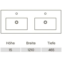 Steinkamp Life 2.0 Doppelwaschtisch 121 Cm -Steinkamp marken steinkamp ersatzteile 4296901