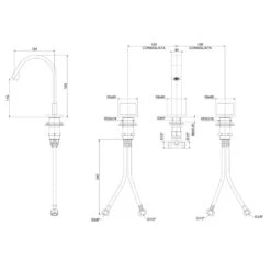 Steinkamp Lifestyle XL 3-Loch-Waschtischarmatur -Steinkamp steinkamp badarmaturen cubo waschtisch 3 loch 5327348
