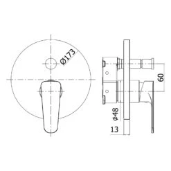 Steinkamp Joy Unterputz-Wannen-Brausearmatur -Steinkamp steinkamp badarmaturen sly dusche aufputz duscharmatur 5327447