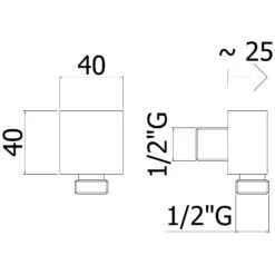 Steinkamp Wandanschlussbogen Eckig -Steinkamp steinkamp badarmaturen zubehoer wandanschlussbogen eckig 5985487