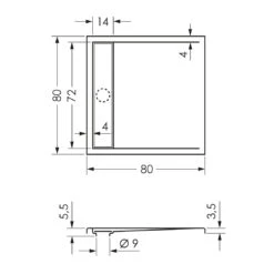 Steinkamp Living Duschwanne 80 X 80 Cm Mit Ablaufrinne, Superflach -Steinkamp steinkamp badewannen import life duschwanne mit 6446722