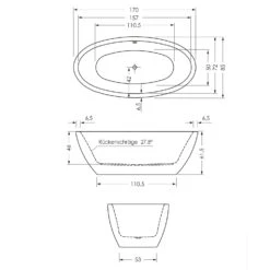 Steinkamp Life Freistehende Ovalbadewanne 170 X 85 Cm -Steinkamp steinkamp badewannen import life freistehende ovalbadewanne 6446962