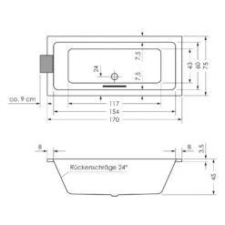 Steinkamp Life Rechteck-Badewanne Mit Whirlsystem 170 X 75 Cm, Inkl. Viega Multiplex M5 5 Steinkamp Life Rechteck-Badewanne Mit Whirlsystem 170 X 75 Cm, Inkl. Viega Multiplex M5 -Steinkamp steinkamp badewannen mit whirlpool life rechteckbadewanne 8534455