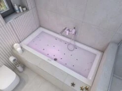 Steinkamp Life Rechteck-Badewanne Mit Whirlsystem 180 X 80 Cm, Inkl. Viega Multiplex M5 -Steinkamp steinkamp badewannen mit whirlpool life rechteckbadewanne 9256904