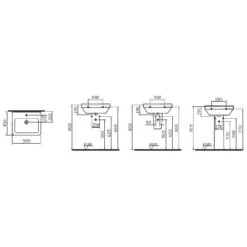 Steinkamp Living 2.0 Waschtisch 55,5 Cm