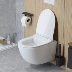 Steinkamp Living 2.0 Wand-WC Tiefspüler Inkl. WC-Sitz Slim Mit Absenkautomatik Und Quick Release