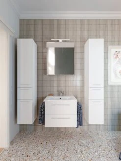 Steinkamp Joy 2.0 Hochschrank 30 Cm Mit 2 Türen Und 1 Auszug, Anschlag Rechts -Steinkamp steinkamp badmoebel joy 2 hochschraenke hochschrank 9087743