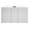 Steinkamp Joy 2.0 Spiegelschrank 120 Cm Mit 3 Türen Und LED-Aufsatzleuchte -Steinkamp steinkamp badmoebel joy 2 spiegelschraenke spiegelschrank 7957348