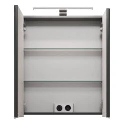 Steinkamp Joy 2.0 Spiegelschrank 60 Cm Mit 2 Türen Und LED-Aufsatzleuchte -Steinkamp steinkamp badmoebel joy 2 spiegelschraenke spiegelschrank 7957405