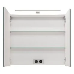 Steinkamp Joy 2.0 Spiegelschrank 80 Cm Mit 2 Türen Und LED-Aufsatzleuchte -Steinkamp steinkamp badmoebel joy 2 spiegelschraenke spiegelschrank 7957414