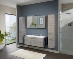 Steinkamp Joy 2.0 Spiegelschrank 120 Cm Mit 3 Türen Und LED-Aufsatzleuchte -Steinkamp steinkamp badmoebel joy 2 spiegelschraenke spiegelschrank 8528233