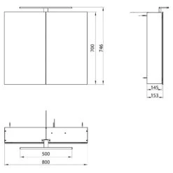 Steinkamp Joy Spiegelschrank 80 Cm Mit LED Aufsatzleuchte 4 Steinkamp Joy Spiegelschrank 80 Cm Mit LED Aufsatzleuchte -Steinkamp steinkamp badmoebel joy 2 spiegelschrank 80 4843874