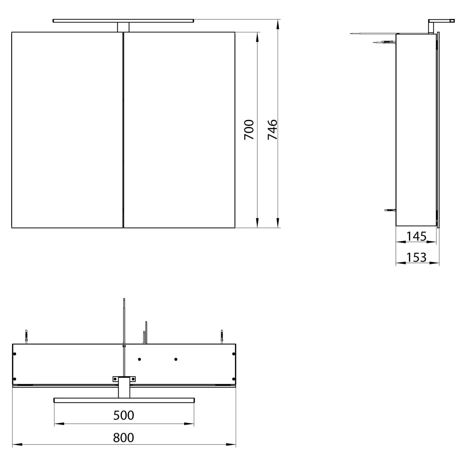 Steinkamp Joy Spiegelschrank 80 cm mit LED Aufsatzleuchte Steinkamp Joy Spiegelschrank 80 Cm Mit LED Aufsatzleuchte -Steinkamp steinkamp badmoebel joy 2 spiegelschrank 80 4843874