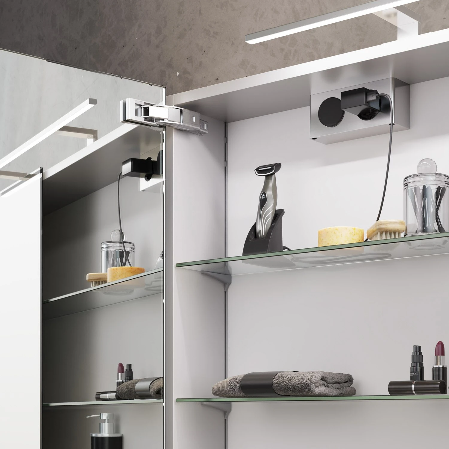 Steinkamp Joy Spiegelschrank 80 cm mit LED Aufsatzleuchte Steinkamp Joy Spiegelschrank 80 Cm Mit LED Aufsatzleuchte -Steinkamp steinkamp badmoebel joy 2 spiegelschrank 80 4844876