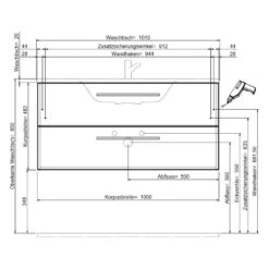Steinkamp Joy 2.0 Waschtischunterschrank 100 Cm Mit Pelipal Waschtisch -Steinkamp steinkamp badmoebel joy 2 waschtisch mit 7851778