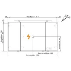 Steinkamp Life 2.0 Badmöbel Set 121 Cm Mit LED-Spiegelschrank -Steinkamp steinkamp badmoebel life 2 moebelsets waschtischkombination 8357890