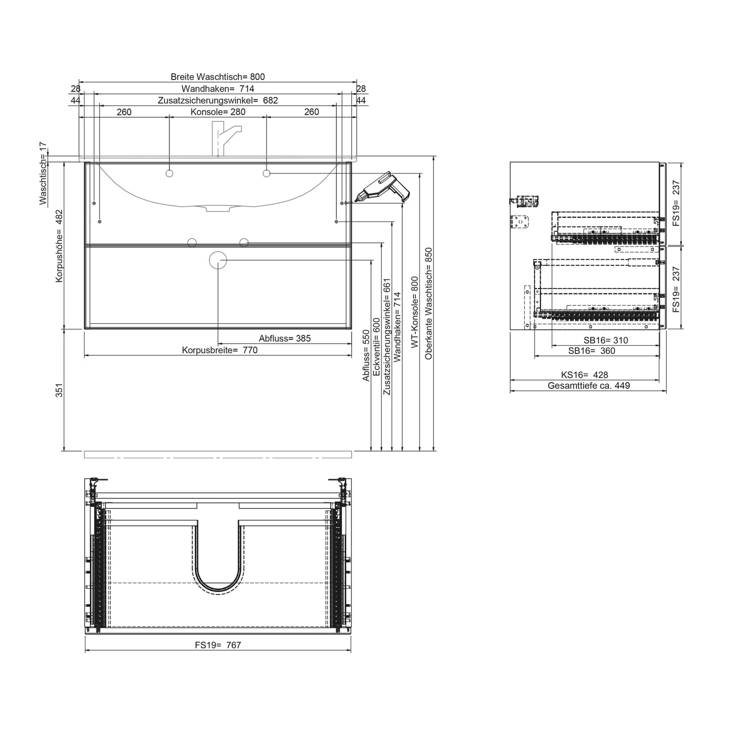 Steinkamp Living 2.0 / GROHE Cube Waschtisch 80 cm mit Unterschrank 77 cm inkl. Raumsparsiphon Steinkamp Living 2.0 / GROHE Cube Waschtisch 80 Cm Mit Unterschrank 77 Cm Inkl. Raumsparsiphon -Steinkamp steinkamp badmoebel living 2 grohe waschtisch 5165693