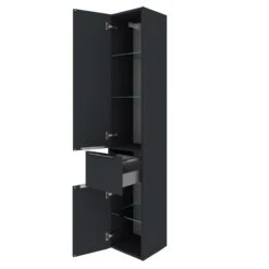 Steinkamp Living 2.0 Hochschrank 30 X 168 Cm Mit 2 Drehtüren Und 1 Auszug