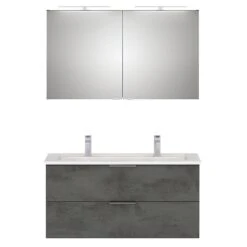 Steinkamp Living 2.0 Badmöbel Set 120 Cm Mit Spiegelschrank