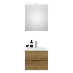 Steinkamp Living 2.0 / GROHE Essence Badmöbel Set 60 Cm Mit Spiegelschrank
