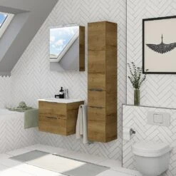 Steinkamp Living 2.0 / GROHE Essence Badmöbel Set 60 Cm Mit Spiegelschrank -Steinkamp steinkamp badmoebel living 2 moebelsets mit 8399194