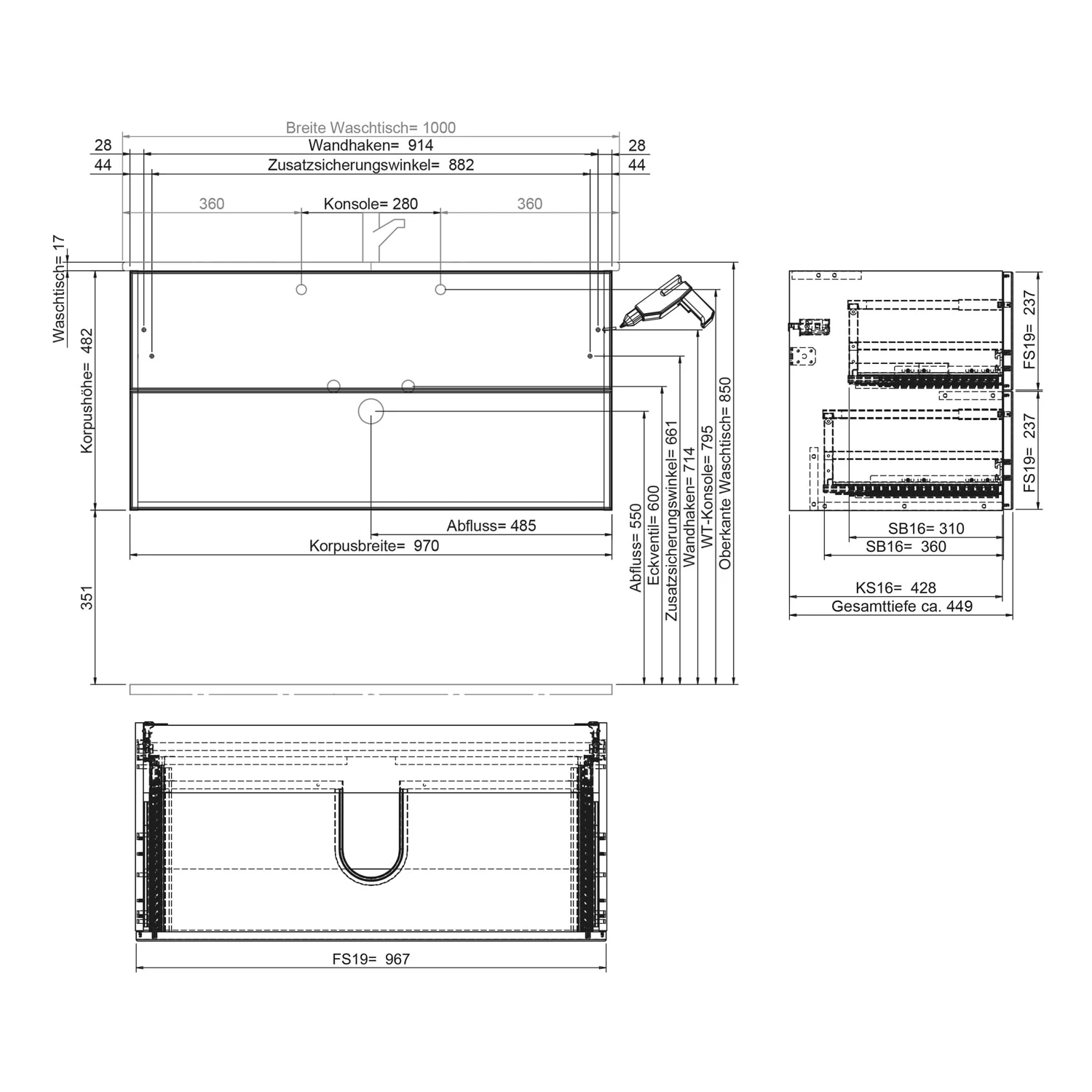 Steinkamp Living 2.0 / GROHE Essence Badmöbel Set 100 cm mit Spiegelschrank Steinkamp Living 2.0 / GROHE Essence Badmöbel Set 100 Cm Mit Spiegelschrank -Steinkamp steinkamp badmoebel living 2 moebelsets mit 8485411