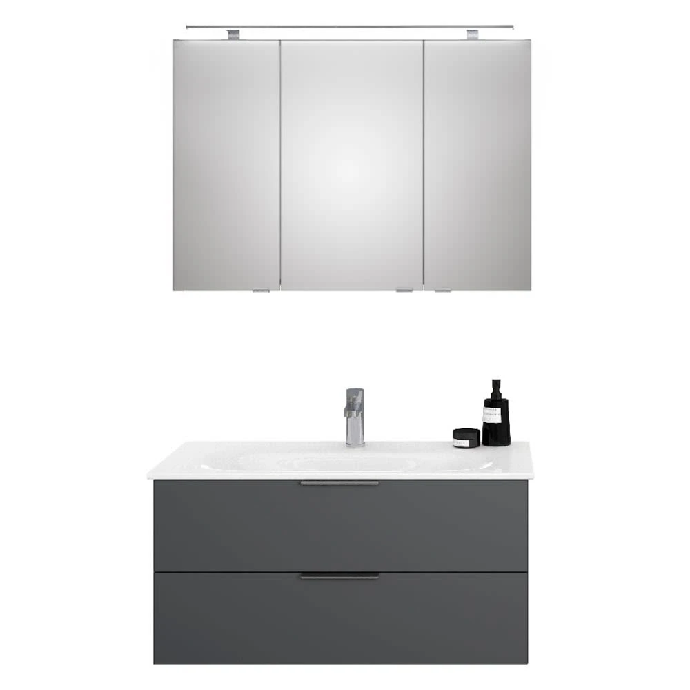 Steinkamp Living 2.0 / GROHE Essence Badmöbel Set 100 cm mit Spiegelschrank Steinkamp Living 2.0 / GROHE Essence Badmöbel Set 100 Cm Mit Spiegelschrank -Steinkamp steinkamp badmoebel living 2 moebelsets mit 8485417