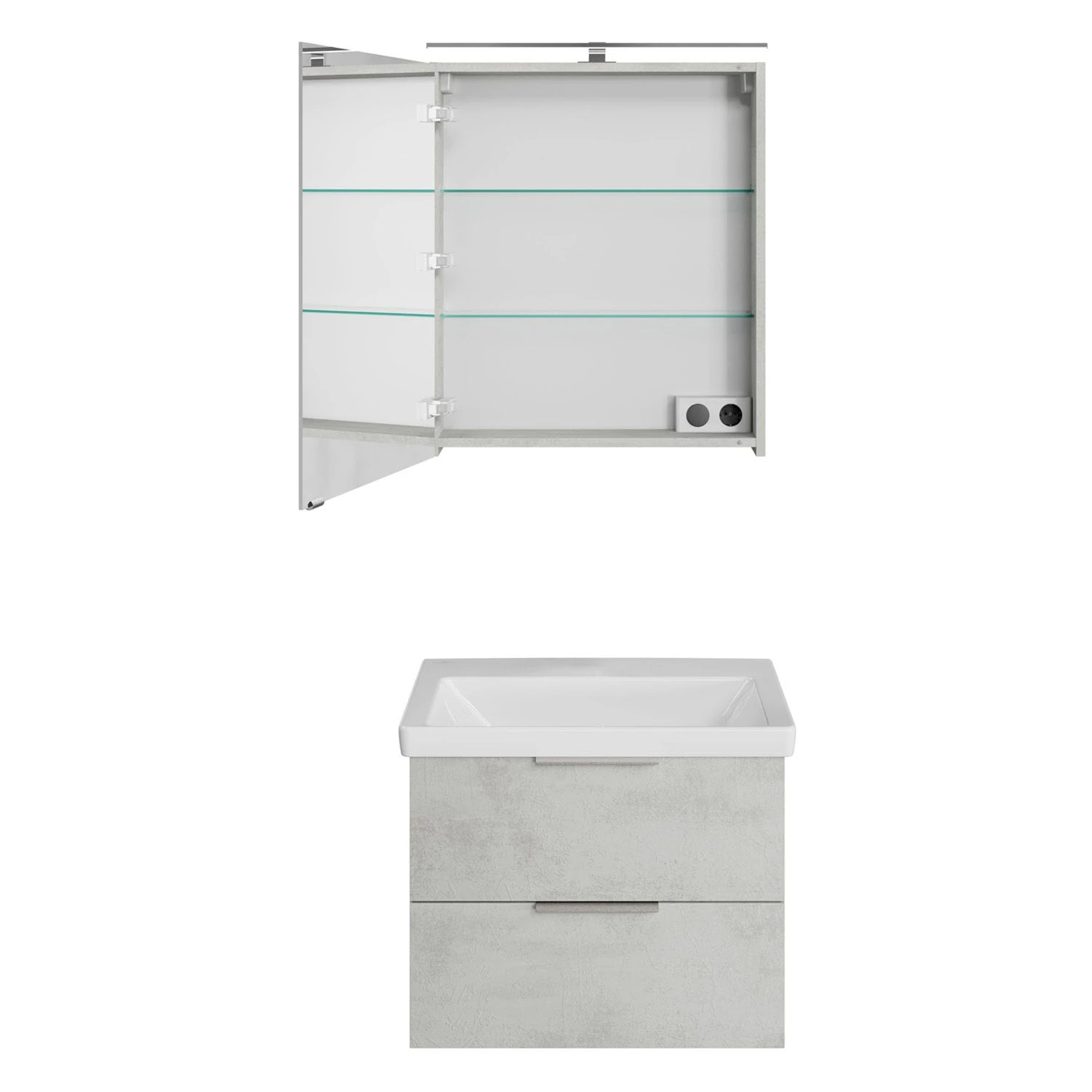 Steinkamp Living 2.0 / Villeroy & Boch Subway 3.0 Badmöbel Set 65 cm mit Spiegelschrank Steinkamp Living 2.0 / Villeroy & Boch Subway 3.0 Badmöbel Set 65 Cm Mit Spiegelschrank -Steinkamp steinkamp badmoebel living 2 sets mit 12464997