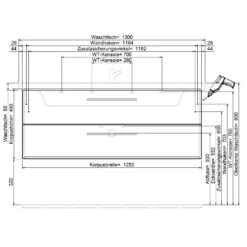 Steinkamp Living 2.0 / Villeroy & Boch Subway 3.0 Badmöbel Set 130 Cm Mit Spiegelschrank, 2 Drehtüren 4 Steinkamp Living 2.0 / Villeroy & Boch Subway 3.0 Badmöbel Set 130 Cm Mit Spiegelschrank, 2 Drehtüren -Steinkamp steinkamp badmoebel living 2 sets mit 12465388