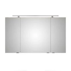 Steinkamp Living 2.0 Spiegelschrank 120 Cm Mit 3 Drehtüren, Inkl. LED-Aufsatzleuchte