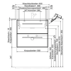 Steinkamp Living 2.0 Waschtischunterschrank 55 Cm Mit Villeroy & Boch Venticello Waschtisch 60 Cm CeramicPlus Mit Überlauf 4 Steinkamp Living 2.0 Waschtischunterschrank 55 Cm Mit Villeroy & Boch Venticello Waschtisch 60 Cm CeramicPlus Mit Überlauf -Steinkamp steinkamp badmoebel living 2 villeroy boch 12325047