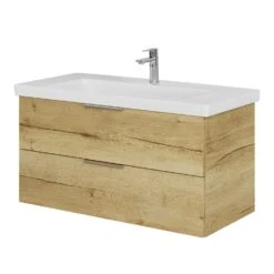 Steinkamp Living 2.0 Waschtischunterschrank 95 Cm Mit Villeroy & Boch Subway 3.0 Waschtisch 100 Cm Ohne Überlauf