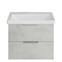 Steinkamp Living 2.0 Waschtischunterschrank 61 Cm Mit Villeroy & Boch Subway 3.0 Waschtisch 65 Cm Ohne Hahnloch, Ohne Überlauf