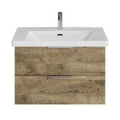 Steinkamp Living 2.0 Waschtischunterschrank 75 Cm Mit Villeroy & Boch Subway 3.0 Waschtisch 80 Cm Mit Überlauf -Steinkamp steinkamp badmoebel living 2 villeroy boch 12325648