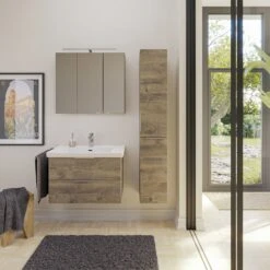 Steinkamp Living 2.0 Waschtischunterschrank 75 Cm Mit Villeroy & Boch Subway 3.0 Waschtisch 80 Cm Mit Überlauf -Steinkamp steinkamp badmoebel living 2 villeroy boch 12328474