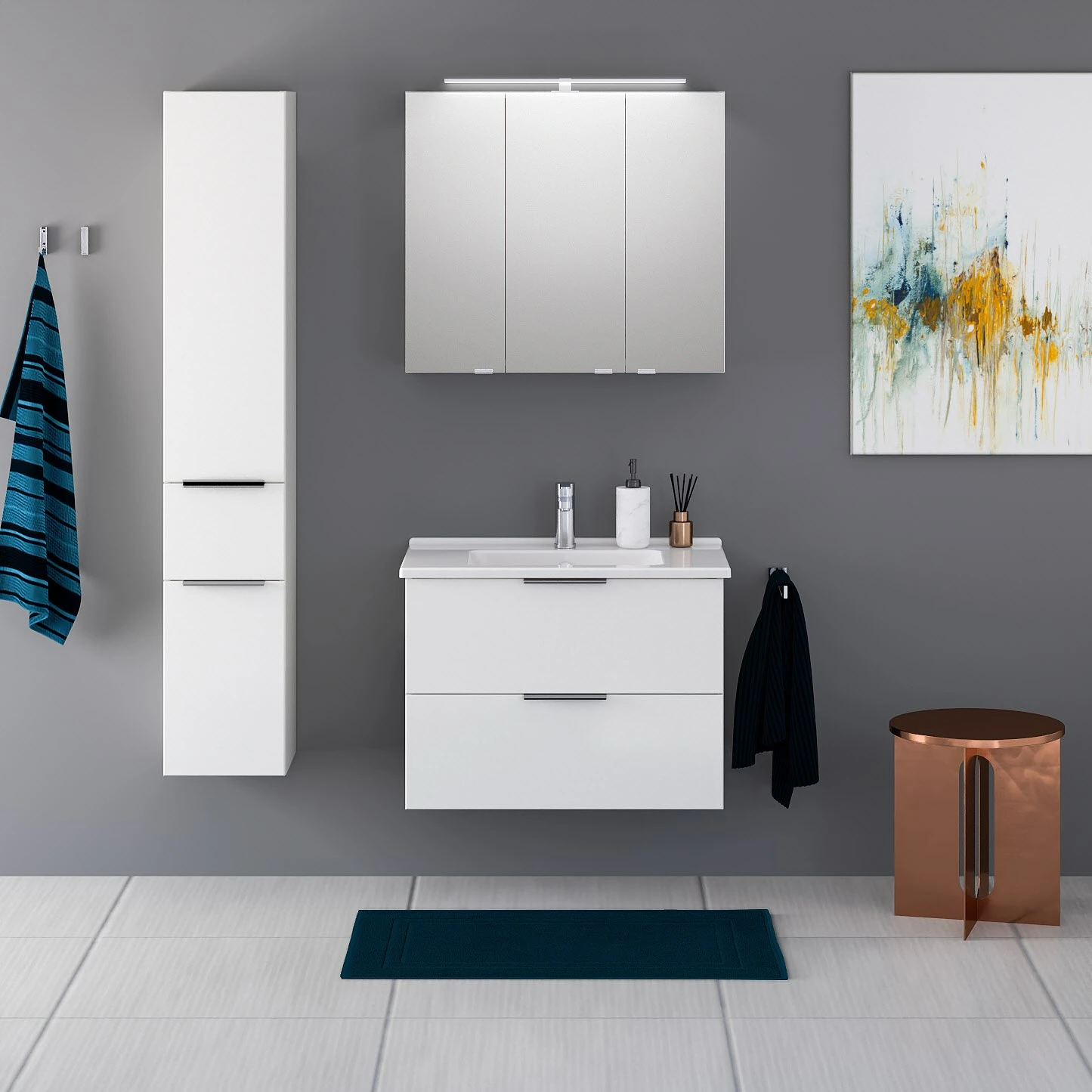 Steinkamp Living 2.0 Waschtisch 80 cm mit Unterschrank 77 cm Steinkamp Living 2.0 Waschtisch 80 Cm Mit Unterschrank 77 Cm -Steinkamp steinkamp badmoebel living 2 waschtisch mit 5893150