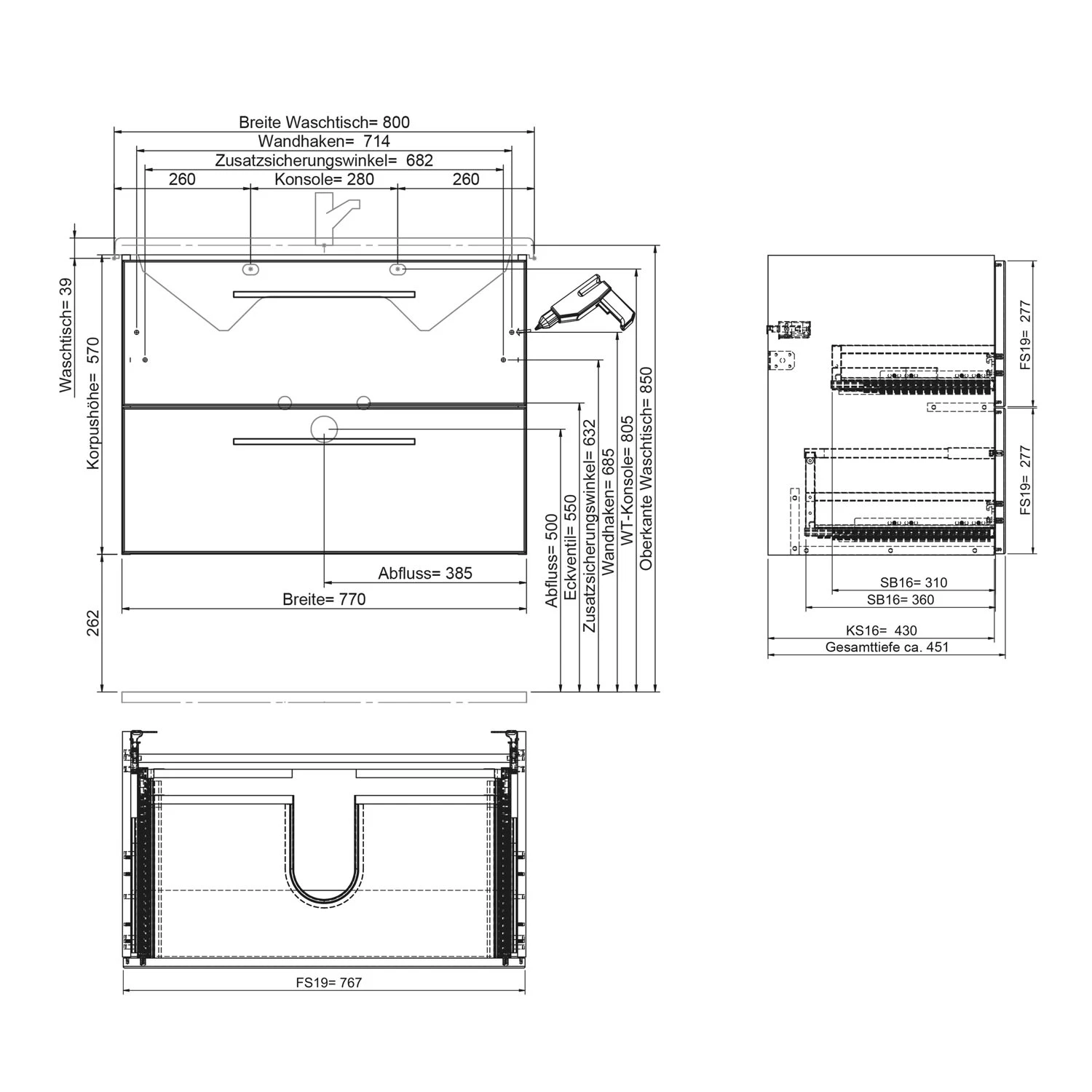 Steinkamp Living 2.0 Waschtisch 80 cm mit Unterschrank 77 cm Steinkamp Living 2.0 Waschtisch 80 Cm Mit Unterschrank 77 Cm -Steinkamp steinkamp badmoebel living 2 waschtisch mit 5893153