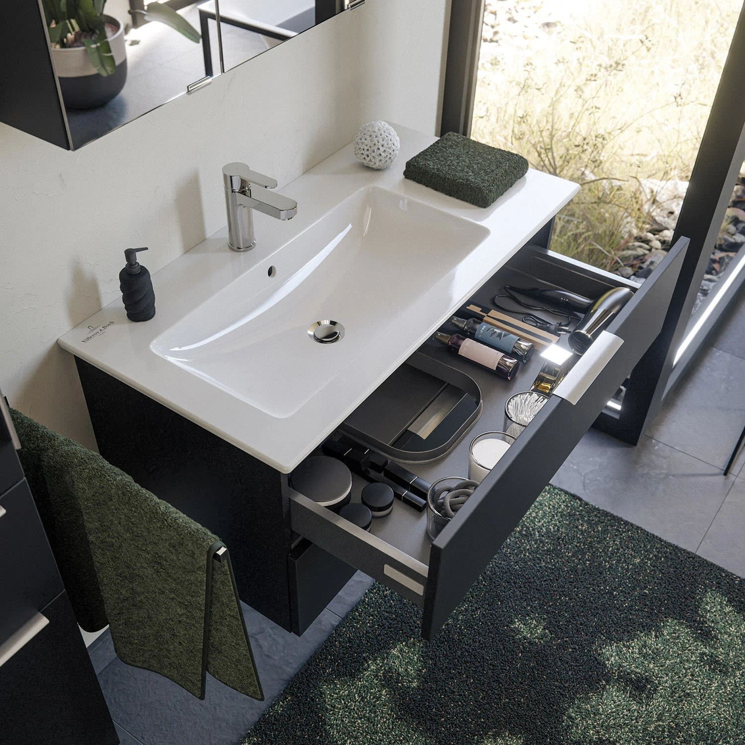 Steinkamp Living 2.0 Waschtischunterschrank 95 cm für Villeroy & Boch Venticello Waschtisch 100 cm, Becken links Steinkamp Living 2.0 Waschtischunterschrank 95 Cm Für Villeroy & Boch Venticello Waschtisch 100 Cm, Becken Links -Steinkamp steinkamp badmoebel living 2 waschtischunterschraenke waschtischunterschrank 12322564