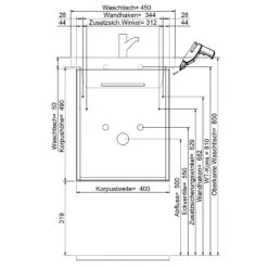 Steinkamp Living 2.0 Waschtischunterschrank 40 Cm Für Villeroy & Boch Subway 3.0 Waschtisch 45 Cm -Steinkamp steinkamp badmoebel living 2 waschtischunterschraenke waschtischunterschrank 12394420