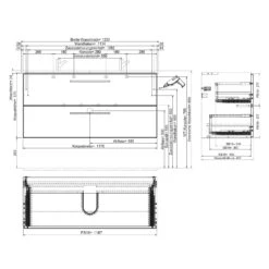 Steinkamp Living 2.0 Waschtischunterschrank 115 Cm Für Steinkamp Living 2.0 Doppel-Waschtisch 120 Cm -Steinkamp steinkamp badmoebel living 2 waschtischunterschraenke waschtischunterschrank 4250305