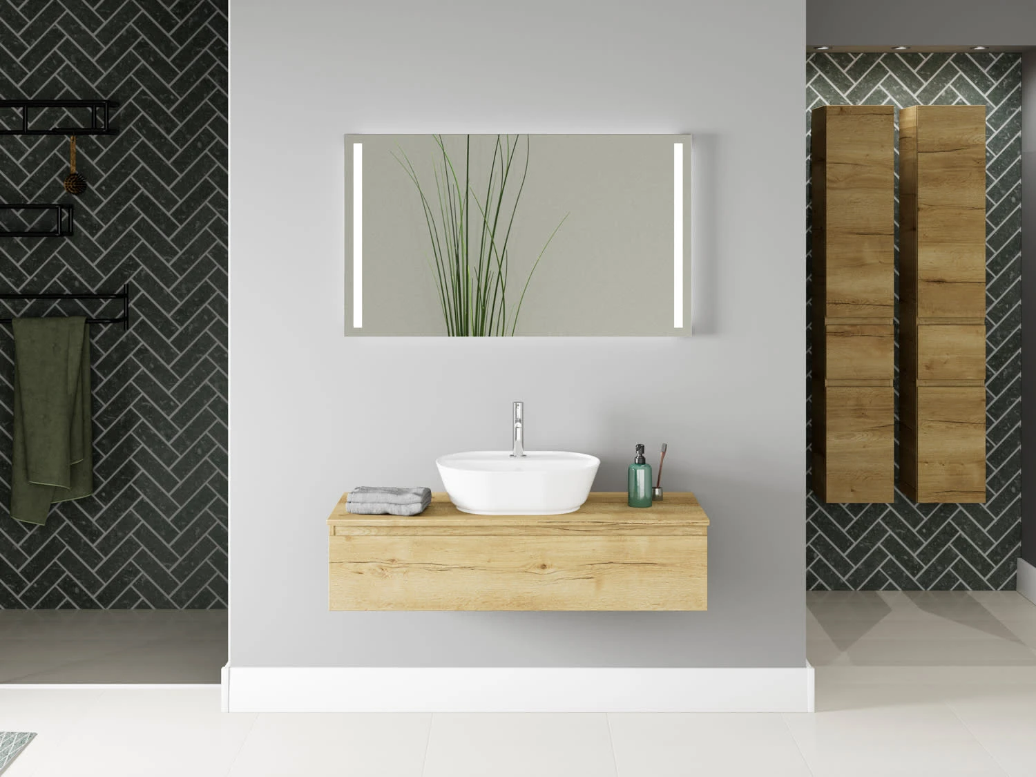 Steinkamp Value Flächenspiegel 100 cm mit LED-Beleuchtung Steinkamp Value Flächenspiegel 100 Cm Mit LED-Beleuchtung -Steinkamp steinkamp badmoebel value spiegel und spiegelschraenke 6842120