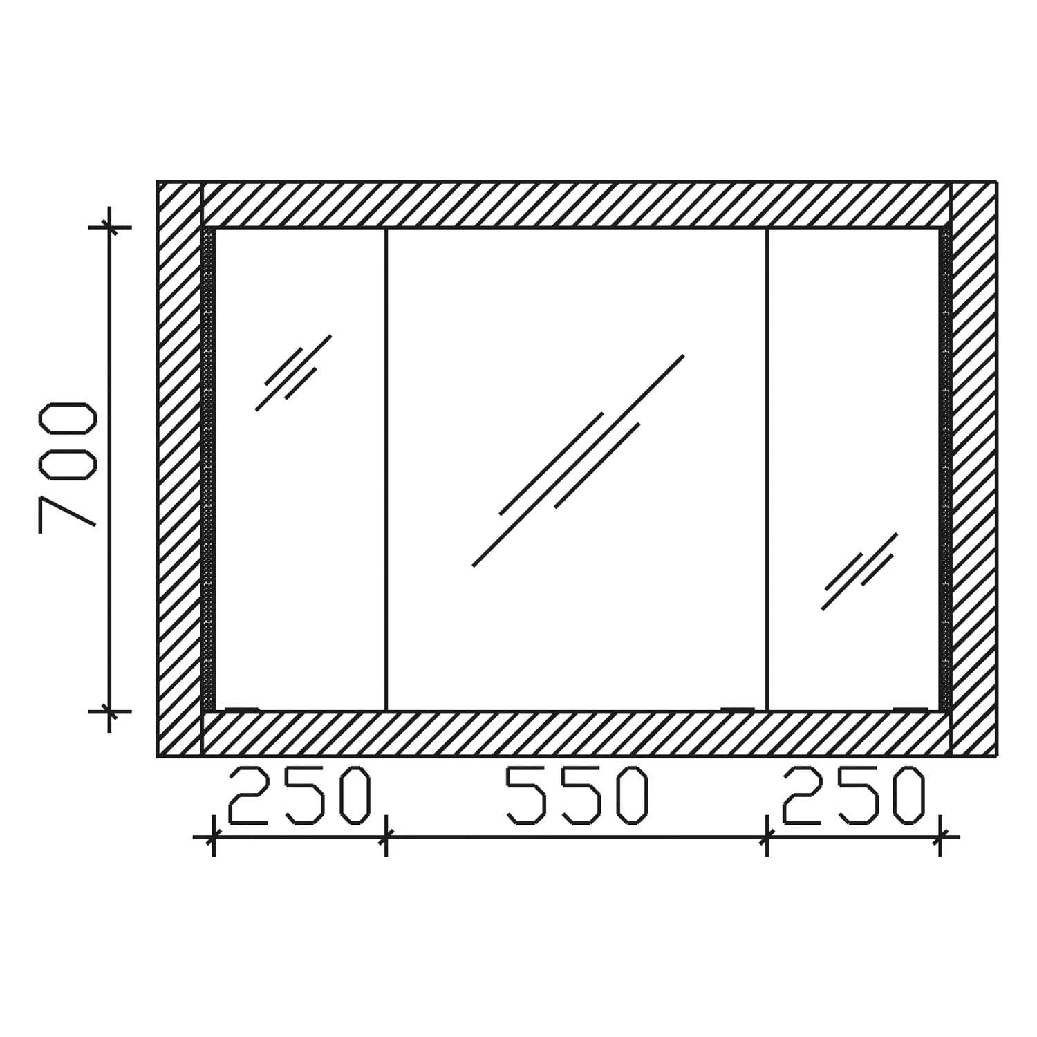 Steinkamp Value Einbauspiegelschrank 105 cm mit 3 Türen und LED-Beleuchtung Steinkamp Value Einbauspiegelschrank 105 Cm Mit 3 Türen Und LED-Beleuchtung -Steinkamp steinkamp badmoebel value spiegel und spiegelschraenke 6844613