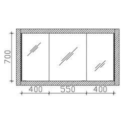 Steinkamp Value Einbauspiegelschrank 135 Cm Mit 3 Türen Und LED-Beleuchtung 4 Steinkamp Value Einbauspiegelschrank 135 Cm Mit 3 Türen Und LED-Beleuchtung -Steinkamp steinkamp badmoebel value spiegel und spiegelschraenke 6844652