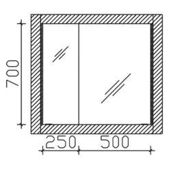Steinkamp Value Einbauspiegelschrank 75 Cm Mit 2 Türen Und LED-Beleuchtung 5 Steinkamp Value Einbauspiegelschrank 75 Cm Mit 2 Türen Und LED-Beleuchtung -Steinkamp steinkamp badmoebel value spiegel und spiegelschraenke 6844685